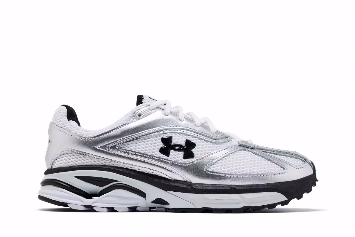 Under Armour Apparition Metallic Silver Black, view 2