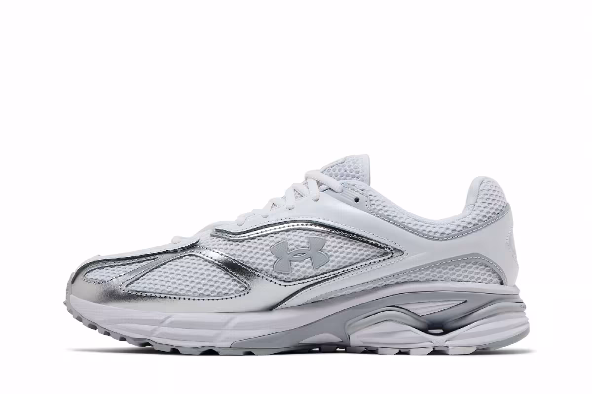 Under Armour Apparition White Metallic Silver, view 4