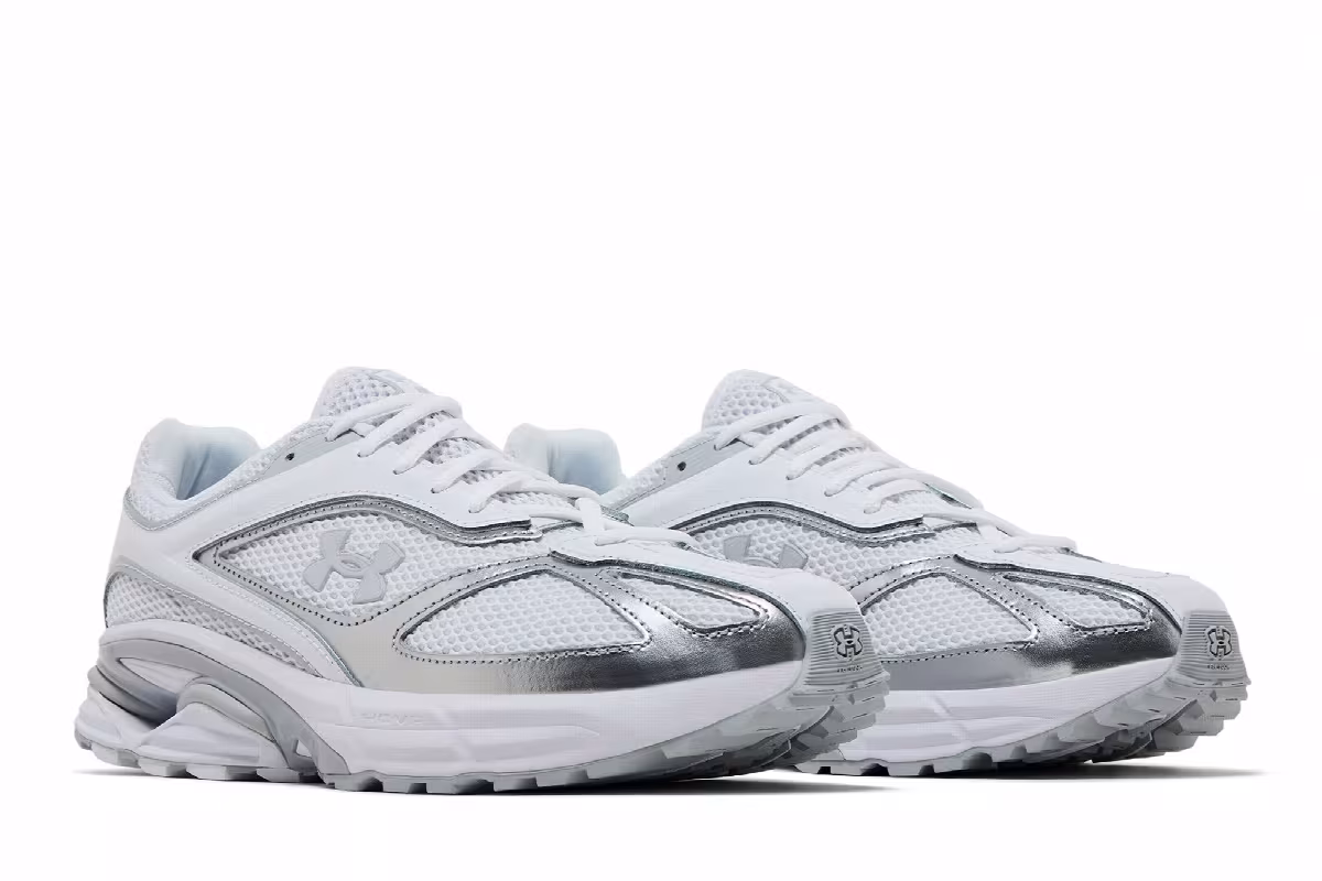 Under Armour Apparition White Metallic Silver, view 9