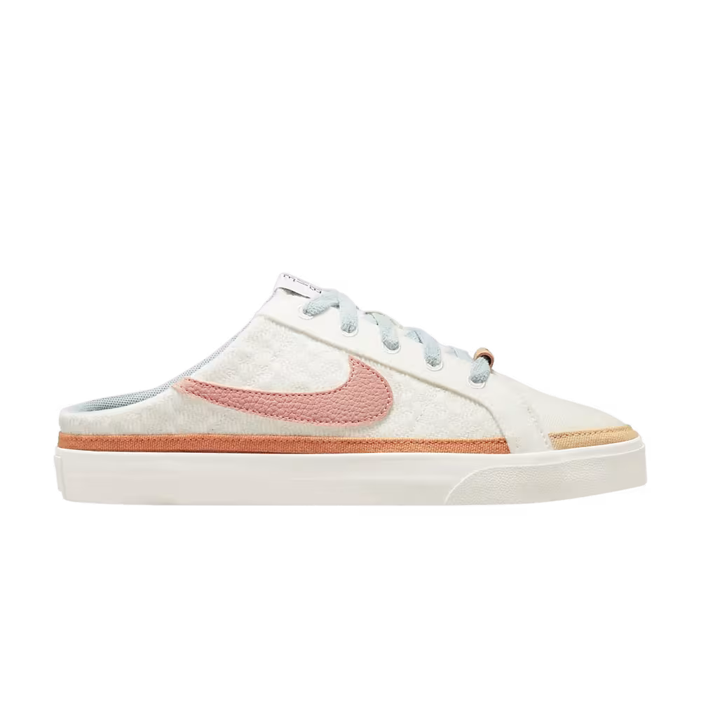 Nike Women's Court Legacy Mule Sail Light Madder Root