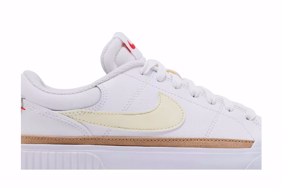 Nike Women's Court Legacy Lift White Coconut Milk, view 3