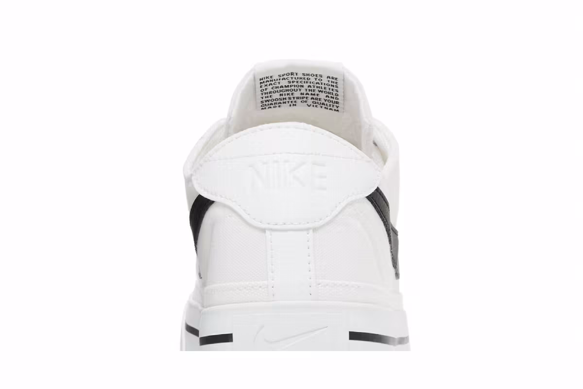 Nike Court Legacy Canvas White Black, view 8