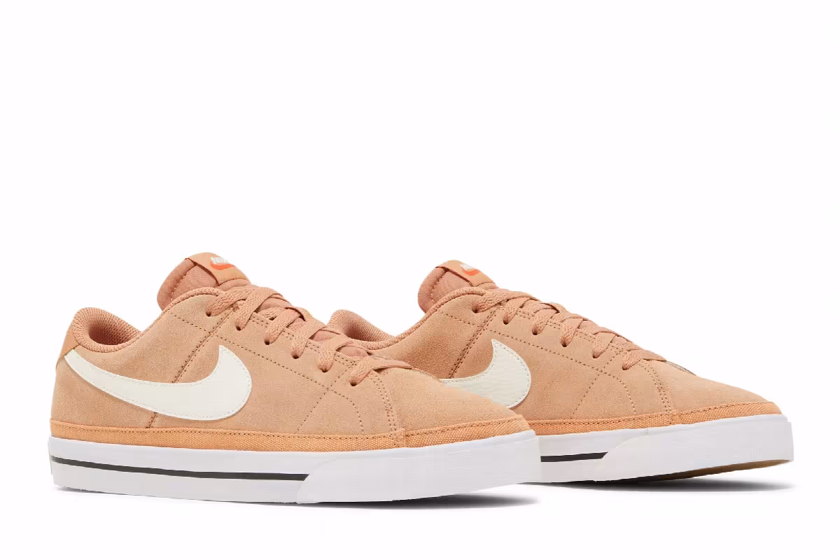 Nike Court Legacy Suede Light Cognac, view 9