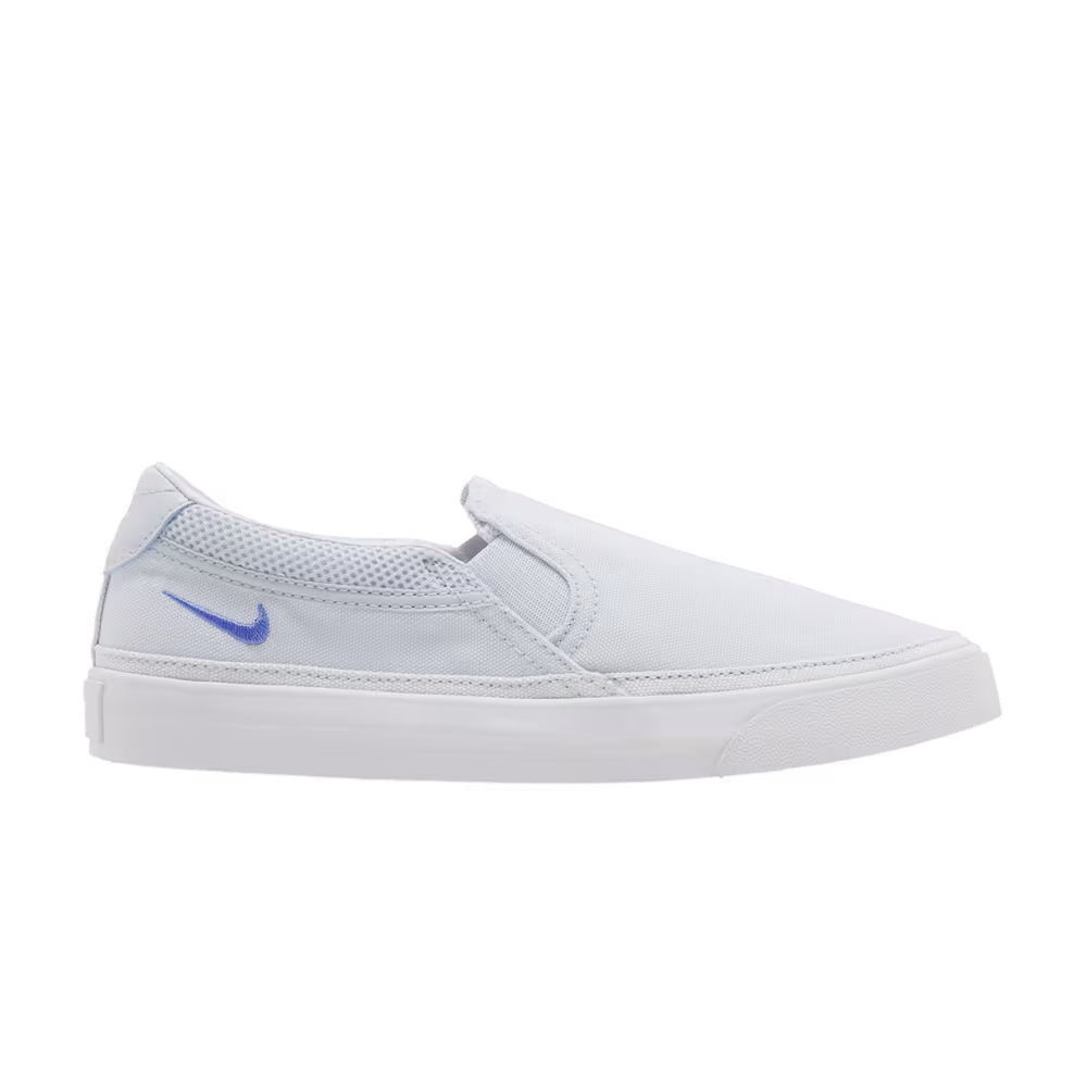 Nike Women's Court Legacy Slip-On Football Grey