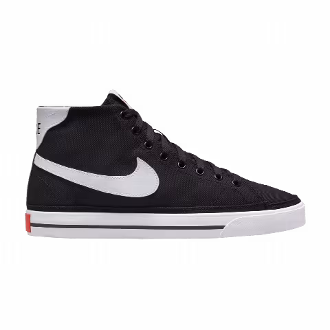 Nike Court Legacy Canvas Mid 'Black White'