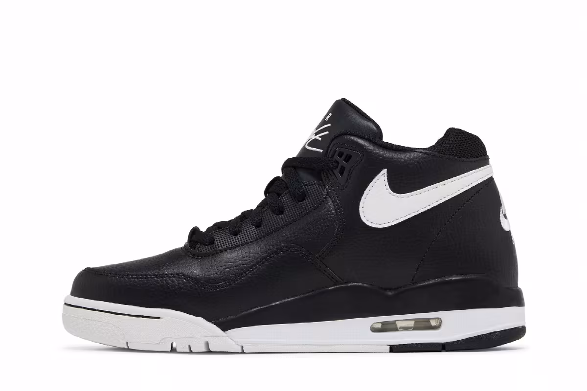 Nike Flight Legacy Black White, view 4