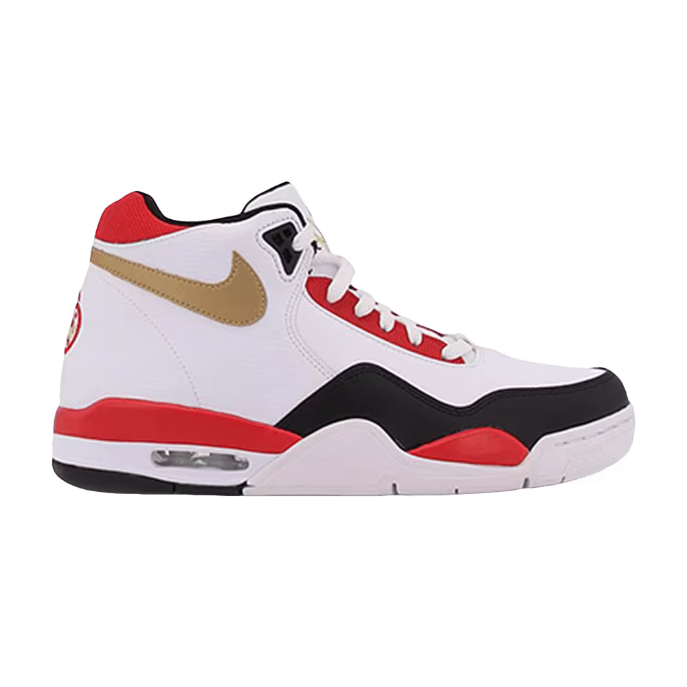 Nike Flight Legacy White Red Black