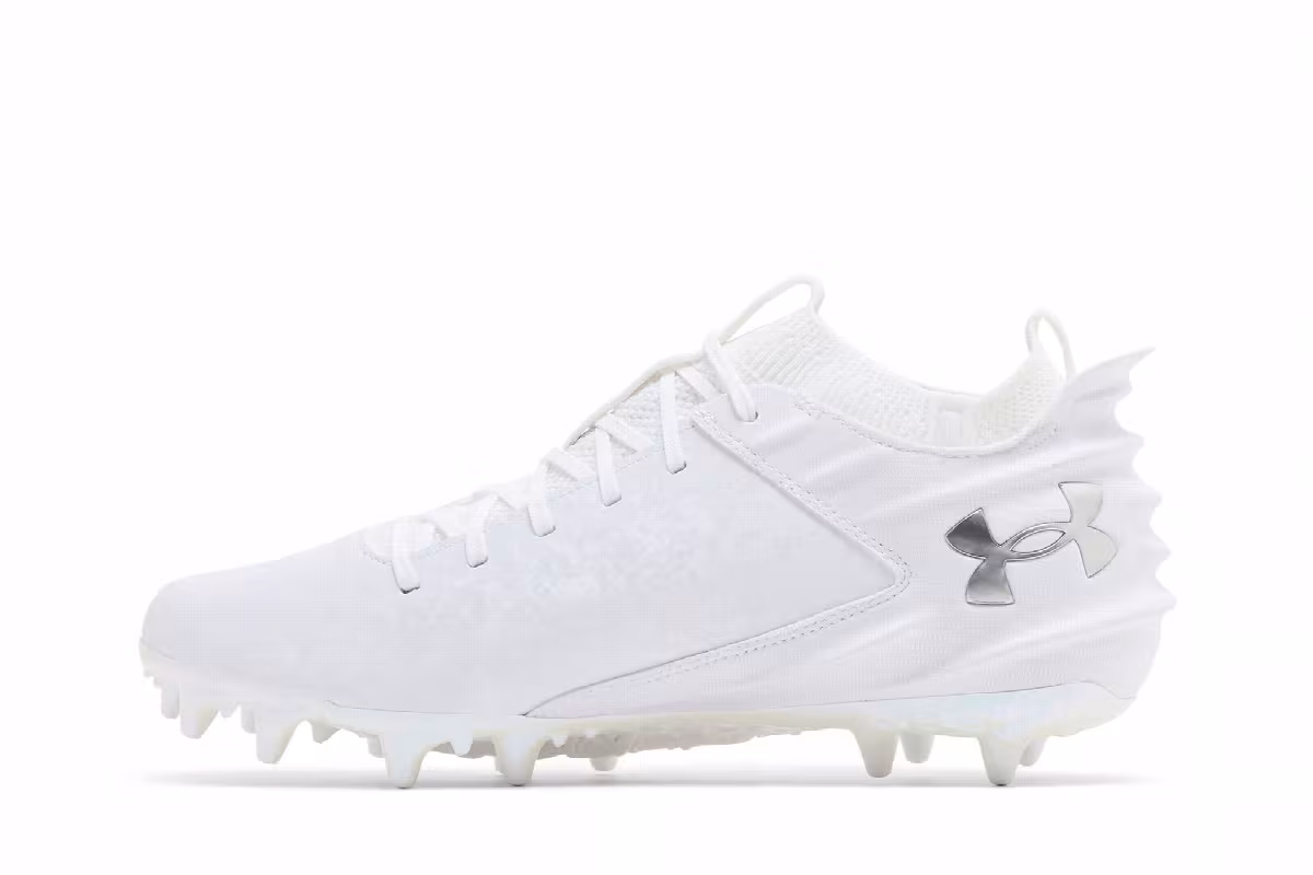 Under Armour Blur 2 MC Suede White Metallic Silver, view 4