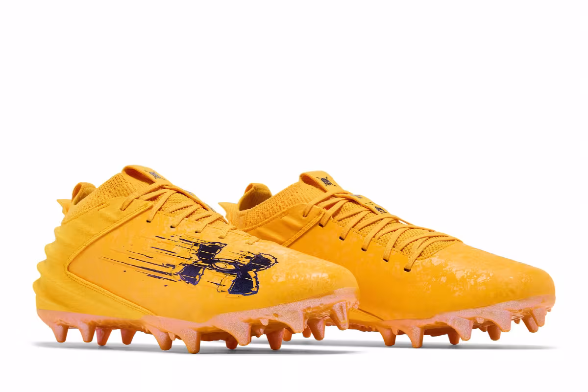 Under Armour Blur 2 MC Suede Steeltown Gold, view 9