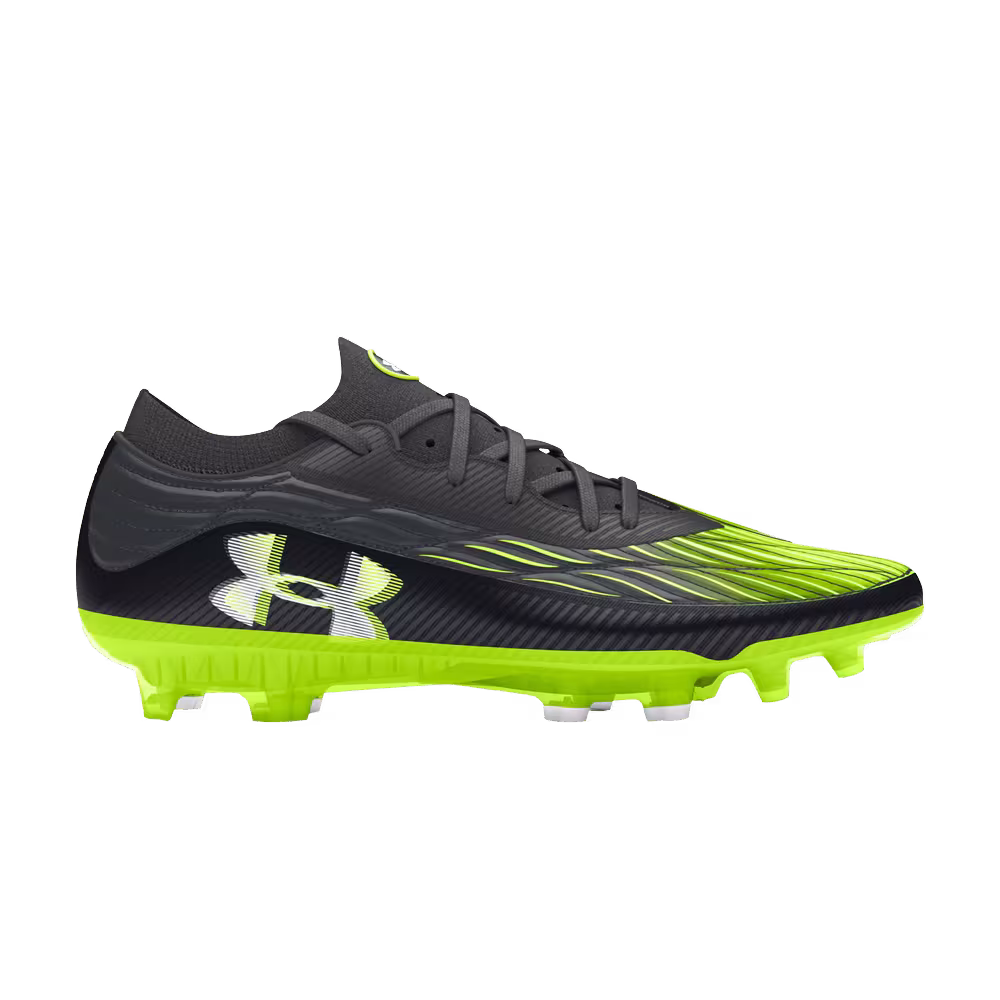 Under Armour Magnetico Elite 4 FG Black Lime Green