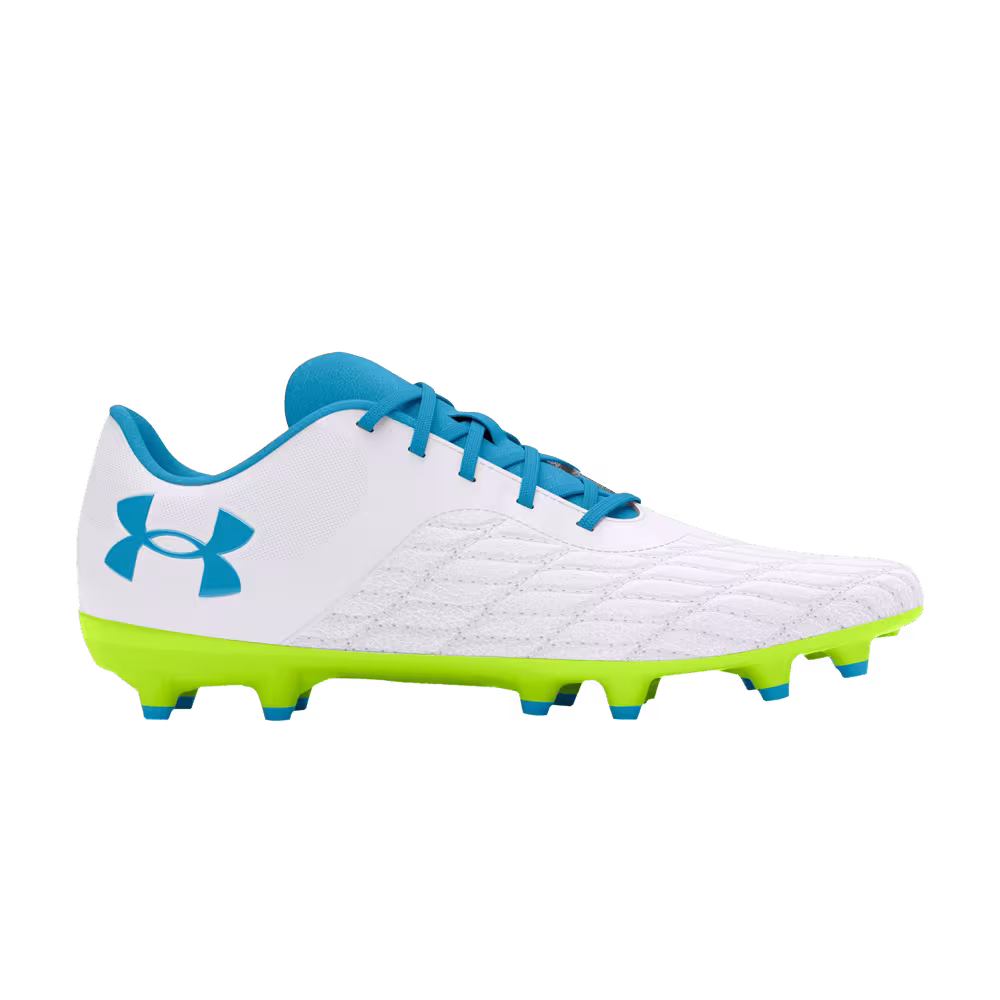 Under Armour Magnetico Select 3 FG White High Vis Yellow