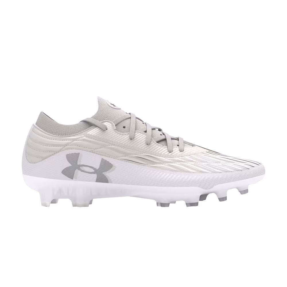 Under Armour Magnetico Elite 4 FG White Clay Metallic Silver