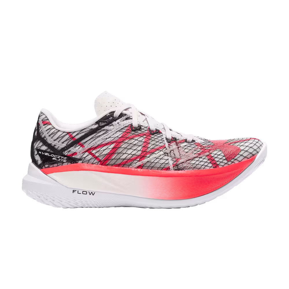 Under Armour Flow Velociti Elite 2 White Clay Racer Red