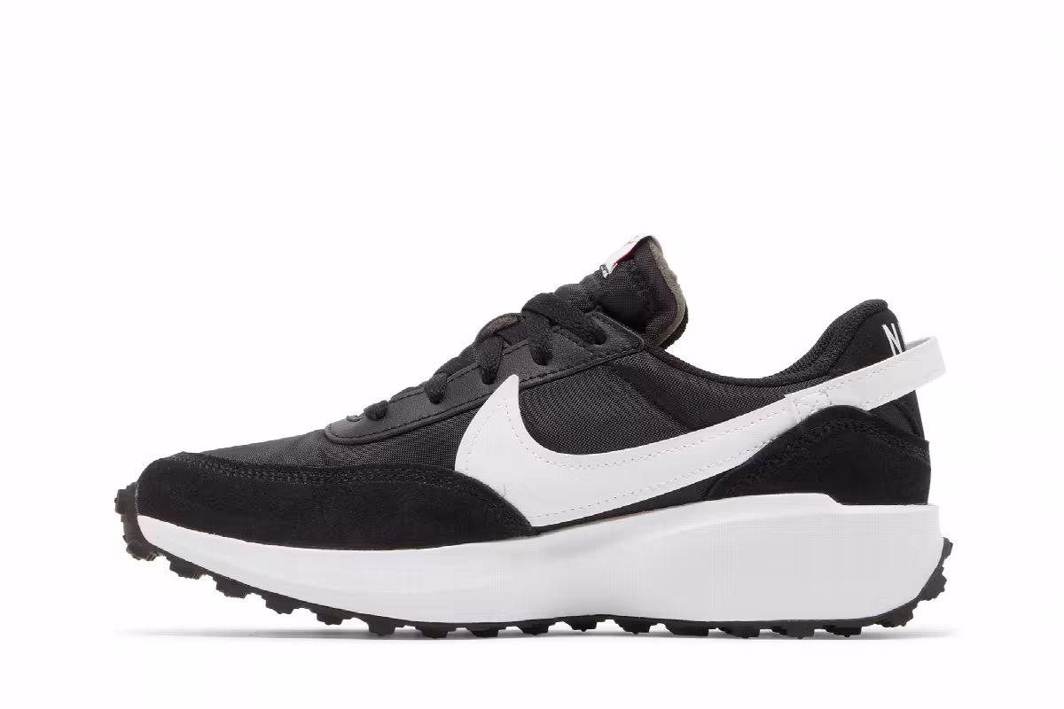 Nike Women's Waffle Debut Black White, view 4