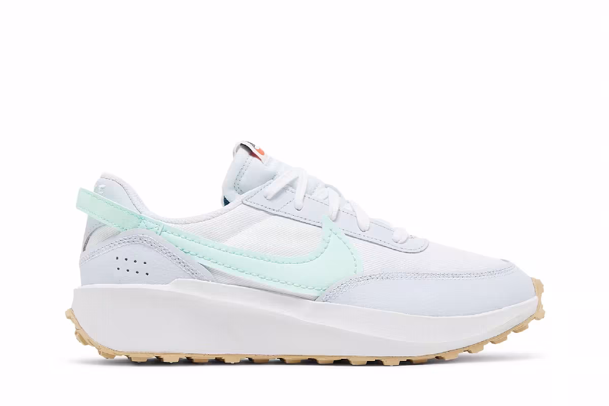 Nike Waffle Debut White Mint Foam Gum, view 2
