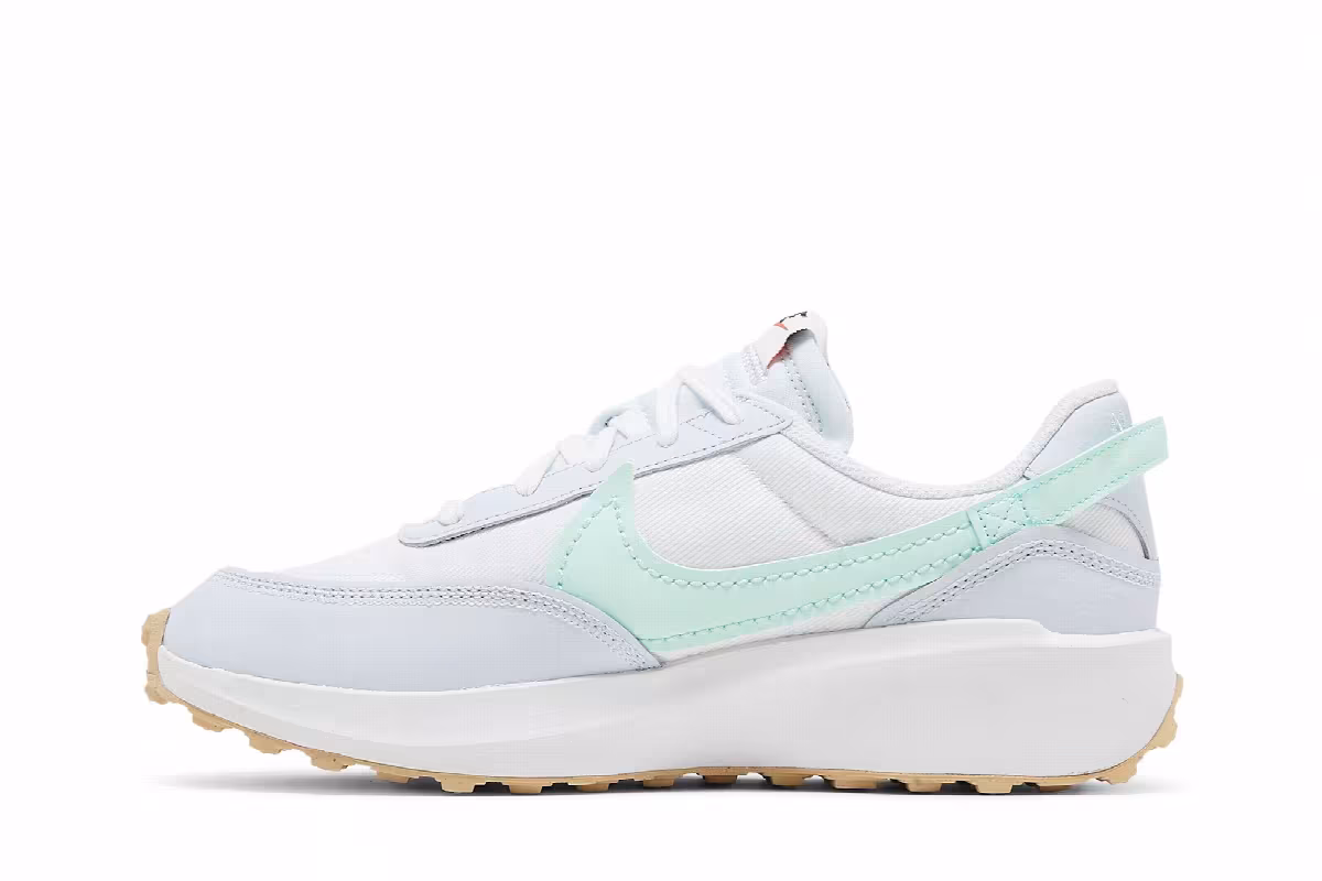 Nike Waffle Debut White Mint Foam Gum, view 4