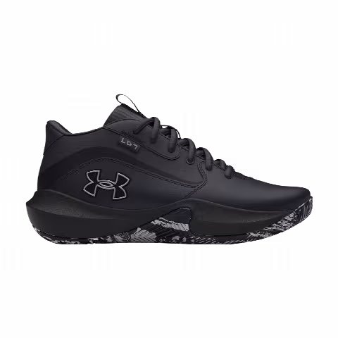 Under Armour Lockdown 7 GS 'Black Metallic Silver'