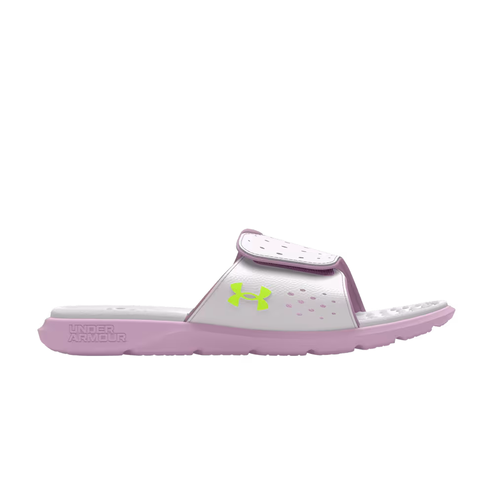 Under Armour Women's Ignite Pro Slide Distant Grey Purple Ace
