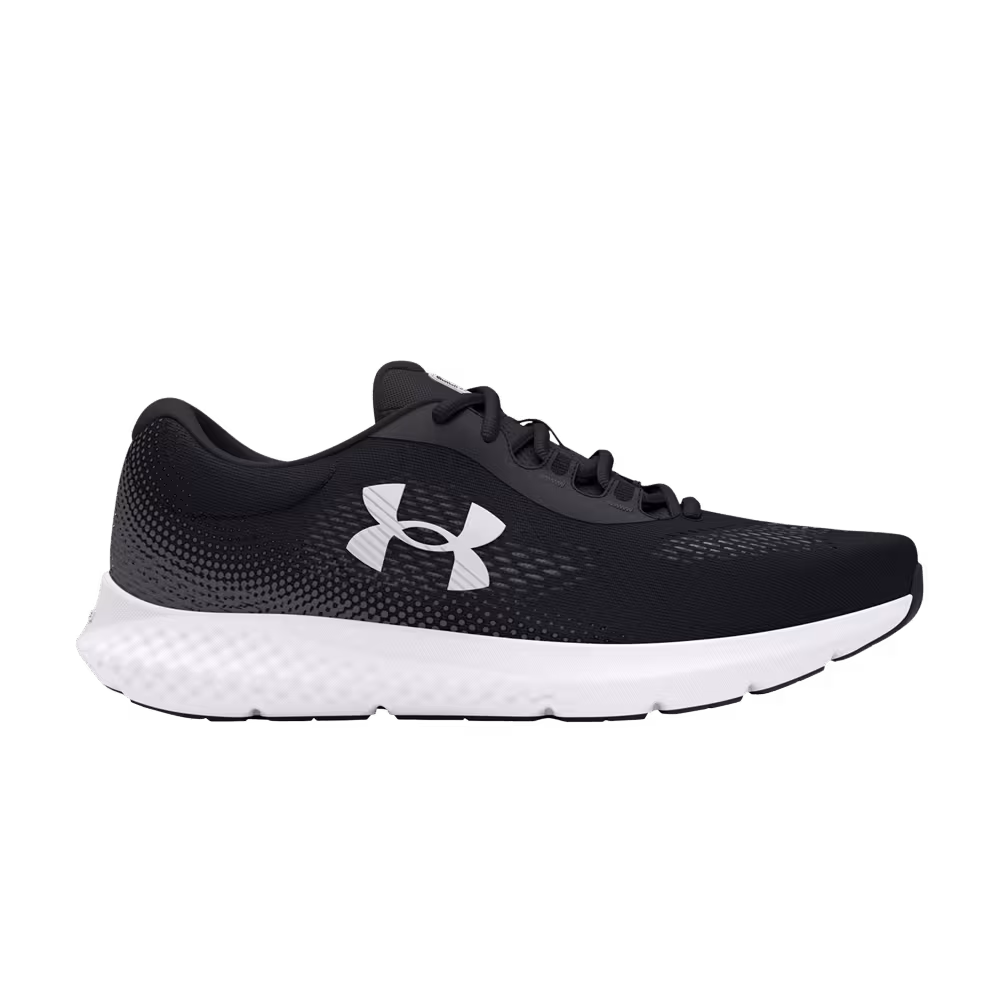 Under Armour Charged Rogue 4 4E Wide Black White