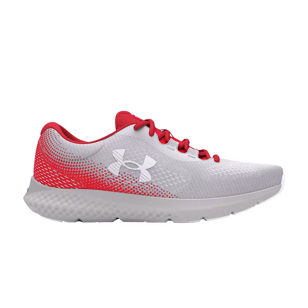 Under Armour Women's Charged Rogue 4 Distant Grey Racer Red