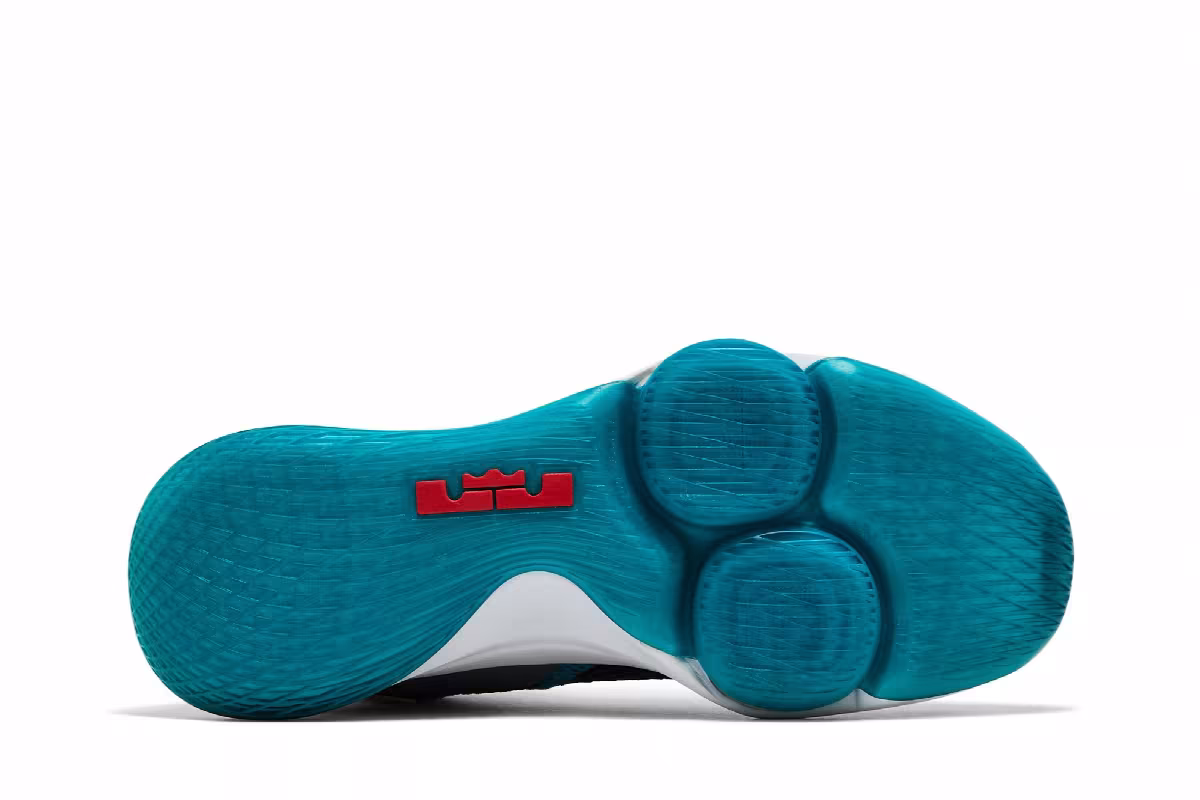 Nike LeBron Witness 4 Black Red Glass Blue, view 5