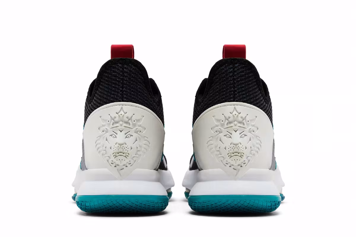 Nike LeBron Witness 4 Black Red Glass Blue, view 7