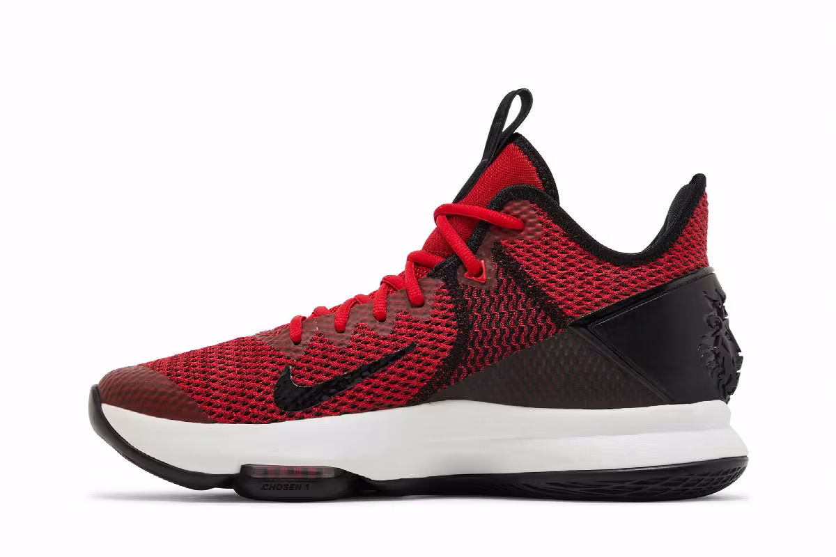 Nike LeBron Witness 4 Gym Red, view 4