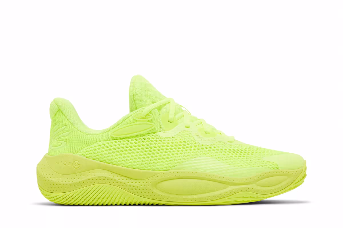 Under Armour Curry Splash 24 High Vis Yellow, view 2