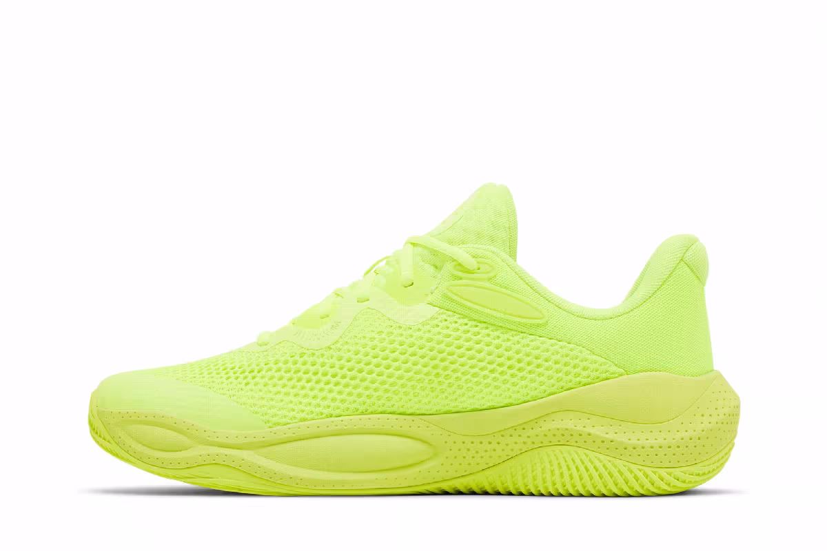 Under Armour Curry Splash 24 High Vis Yellow, view 4