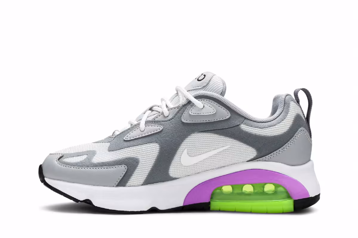 Nike Women's Air Max 200 Pure Platinum Volt, view 4