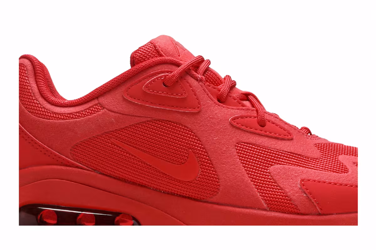 Nike Women's Air Max 200 Triple Red, view 3