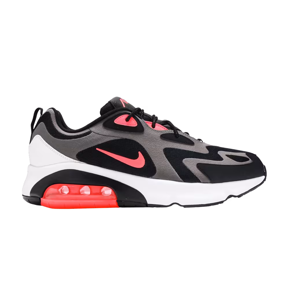 Nike Air Max 200 Thunder Grey Hot Punch