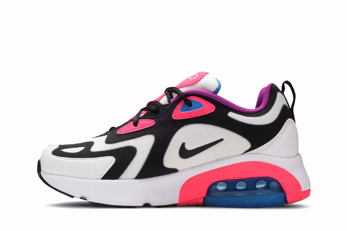 Nike Air Max 200 GS White Hyper Pink, view 4