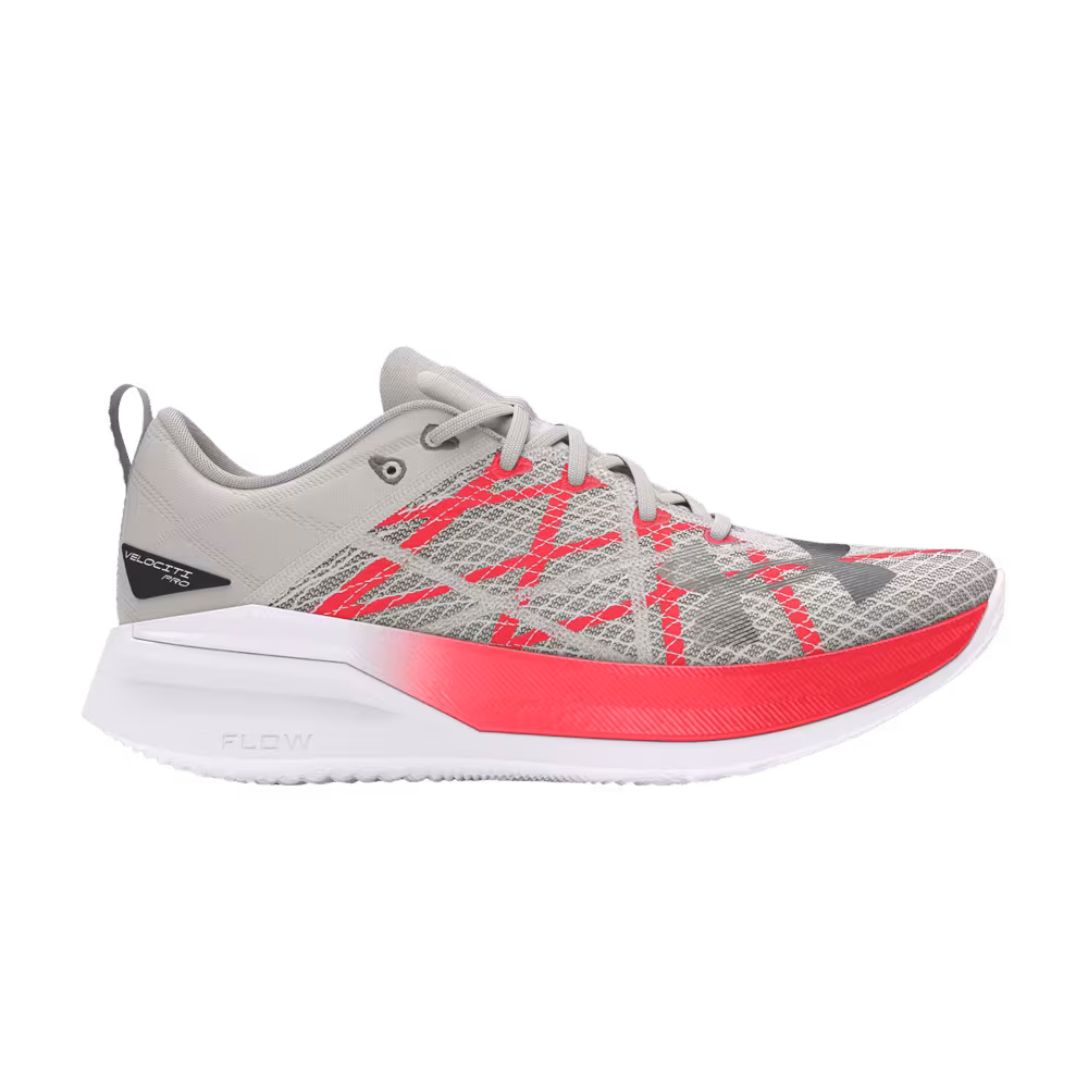 Under Armour Flow Velociti Pro White Clay Racer Red