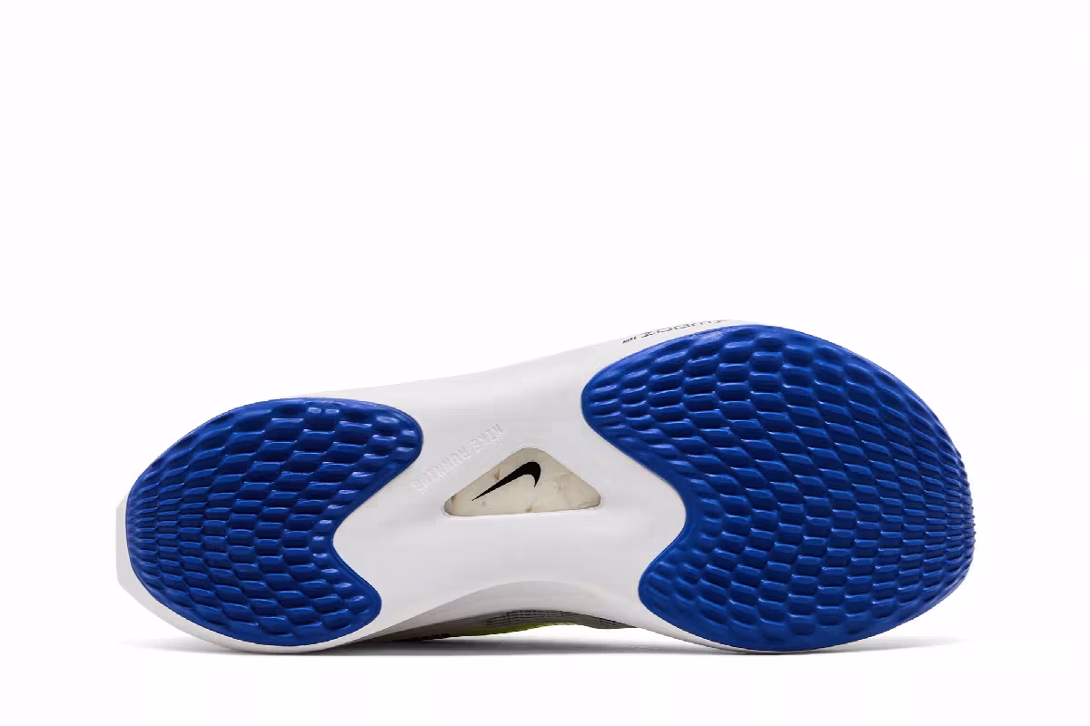 Nike Zoom Fly 5 Premium White Racer Blue Volt, view 5