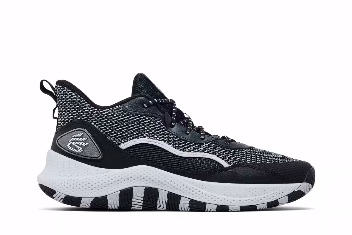 Under Armour Curry 3Zer0 24 Black Halo Grey, view 2