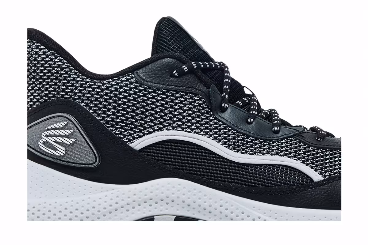 Under Armour Curry 3Zer0 24 Black Halo Grey, view 3