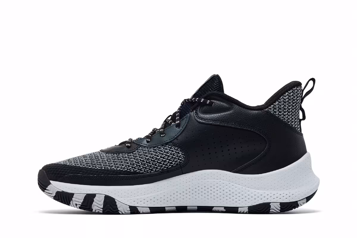 Under Armour Curry 3Zer0 24 Black Halo Grey, view 4