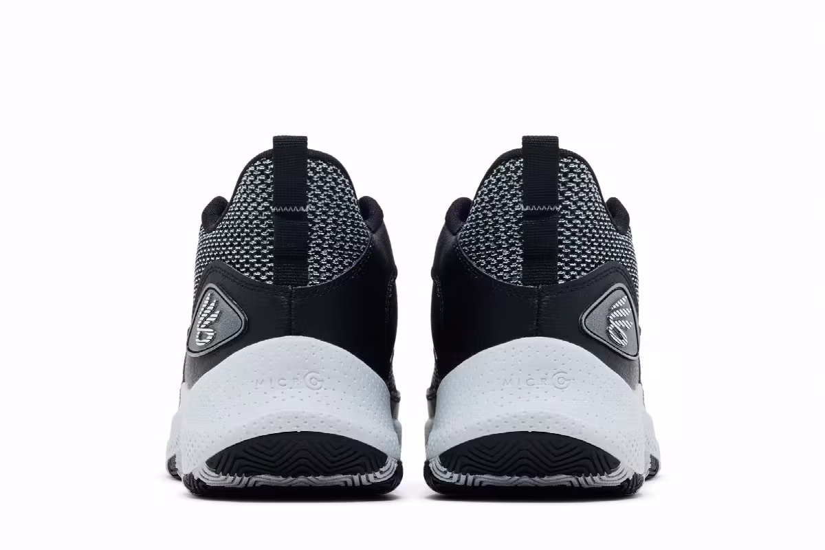 Under Armour Curry 3Zer0 24 Black Halo Grey, view 7