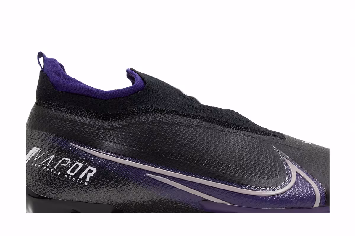 Nike Vapor Edge Elite 360 Flyknit Black New Orchid, view 3