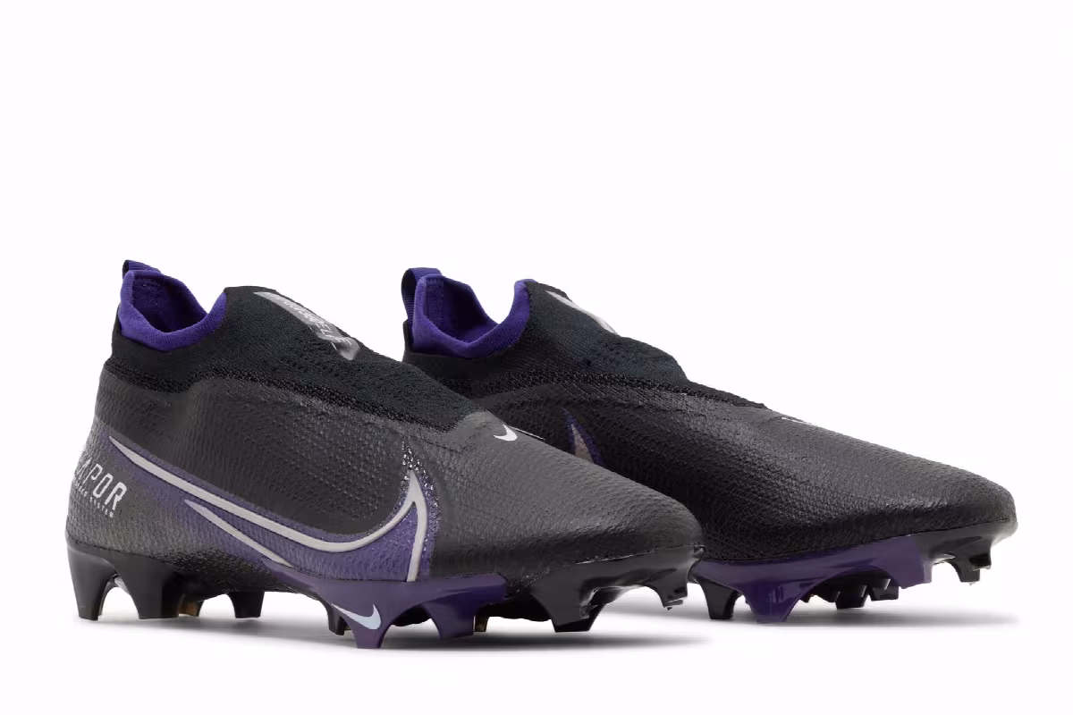 Nike Vapor Edge Elite 360 Flyknit Black New Orchid, view 9