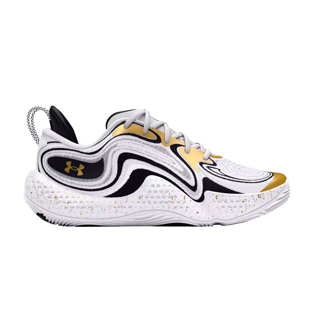 Under Armour Spawn 6 White Metallic Gold