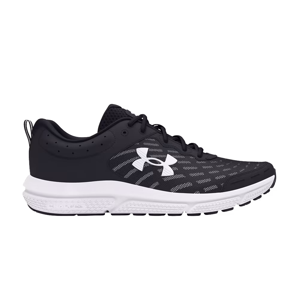 Under Armour Charged Assert 10 Wide Black White