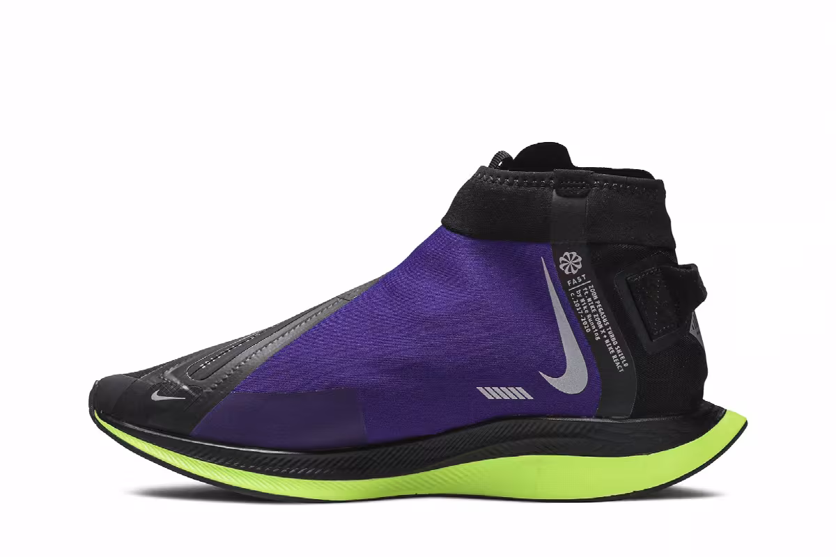 Nike Women's Zoom Pegasus Turbo Shield WP Black Voltage Purple, view 4