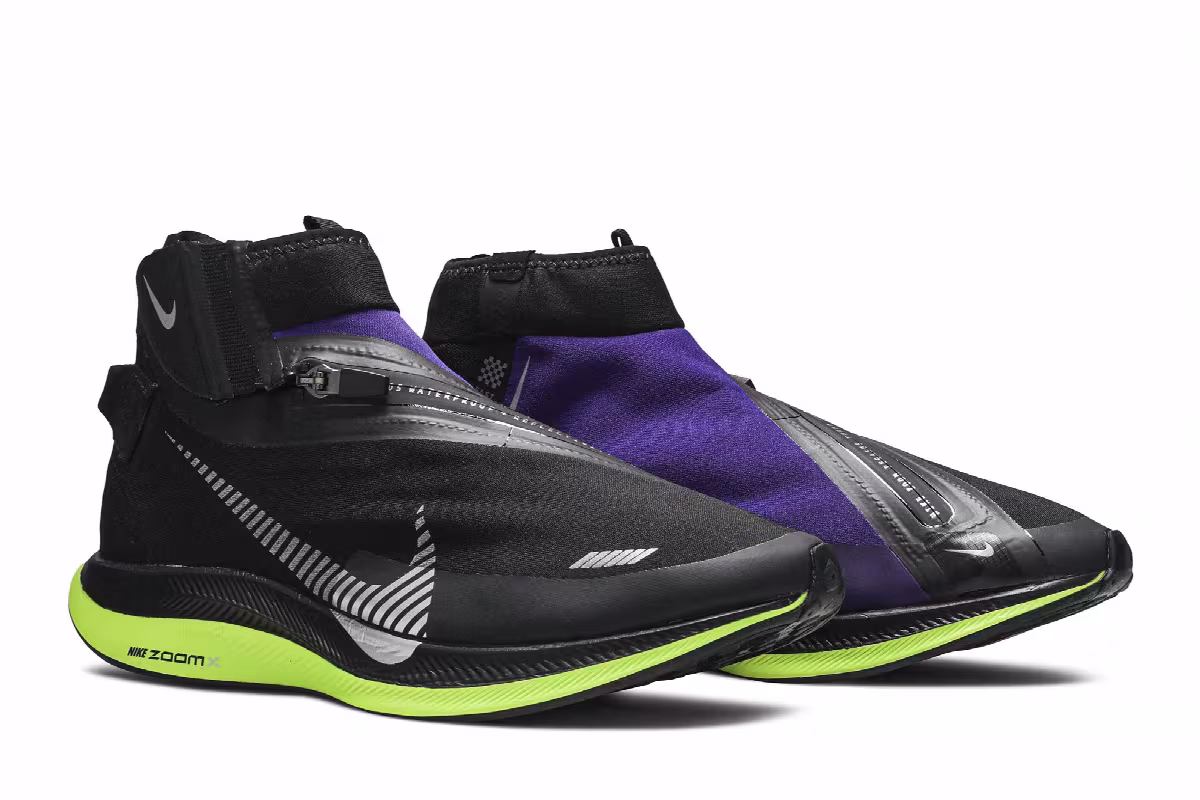 Nike Women's Zoom Pegasus Turbo Shield WP Black Voltage Purple, view 9