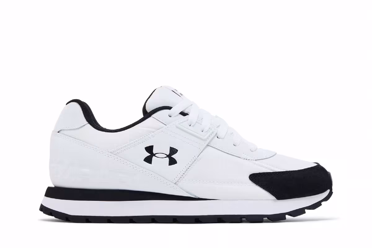 Under Armour Essential Runner White Black, view 2