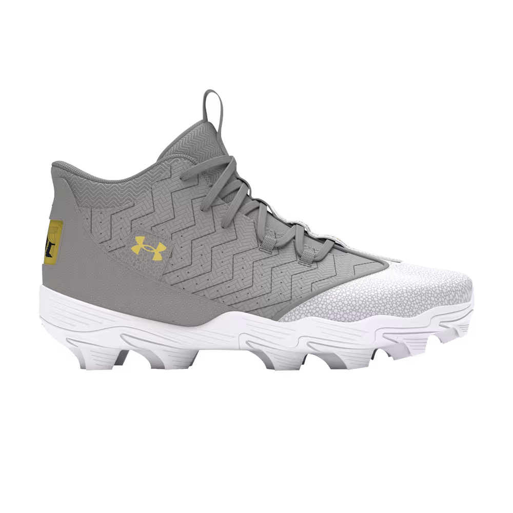 Under Armour Harper 9 RM Baseball Grey Metallic Gold