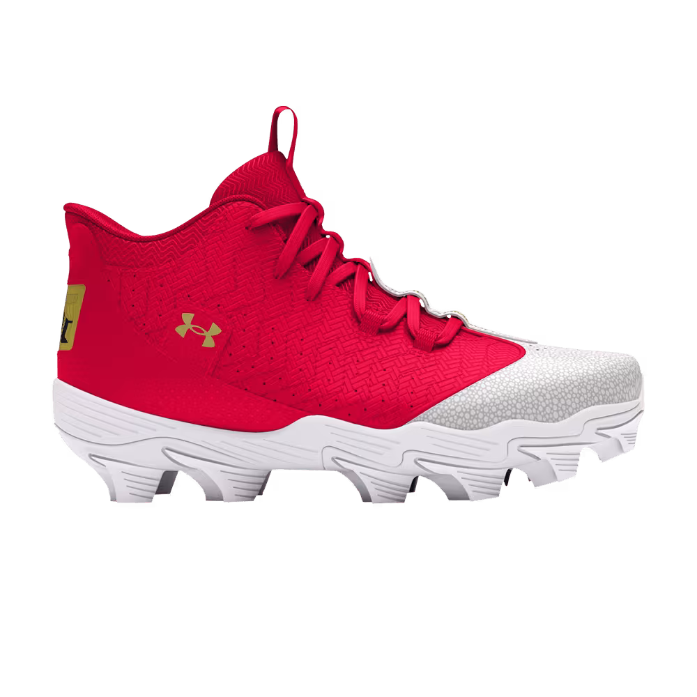 Under Armour Harper 9 RM Jr Red Metallic Gold