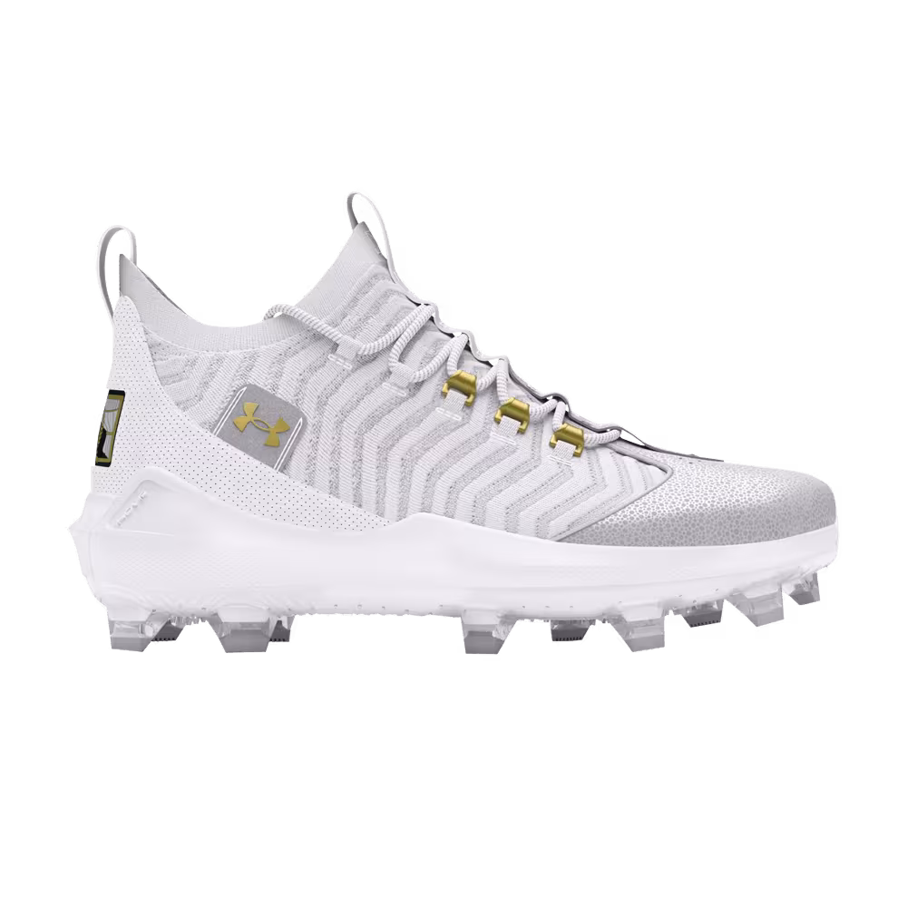 Under Armour Harper 9 Pro TPU White Metallic Gold