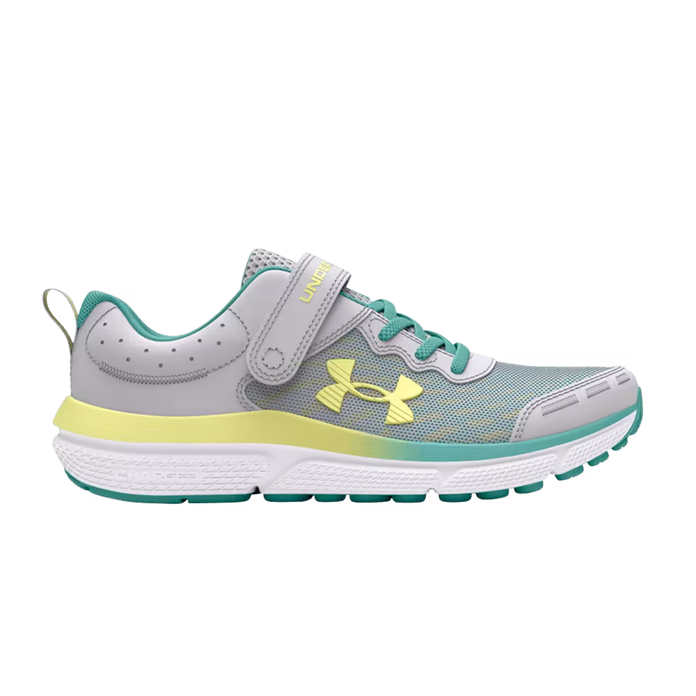 Under Armour Assert 10 PS Halo Grey Radial Turquoise